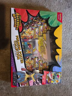 Pokemon TCG Ascended Heroes Premium Poster Collection Mega Lucario EX - Image 1