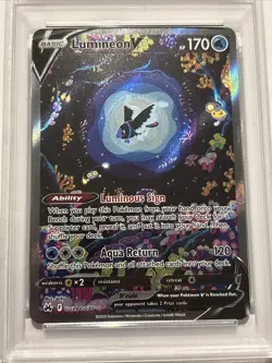 LUMINEON V GG39 PSA 10 POKEMON SWORD & SHIELD CROWN ZENITH FULL ART GEM MINT - Image 2