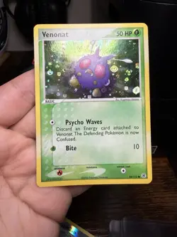 Pokemon Venonat 84/112 FireRed & LeafGreen Reverse Holo NM/M - Image 1