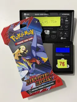 (HEAVY)🔥 32.72g Pokemon TCG Destined Rivals Sleeved Booster Pack Factory Sealed - Image 1