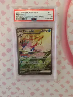 2024 Pokemon Surging Sparks Milotic Ex #237/191 PSA 9 - Image 1