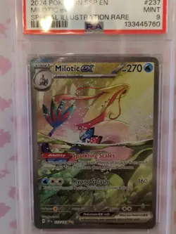 2024 Pokemon Surging Sparks Milotic Ex #237/191 PSA 9 - Image 2