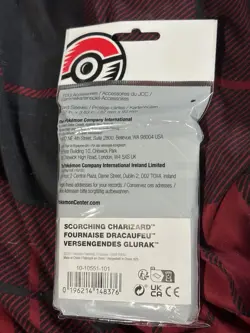 Pokemon Center SEALED TCG Scorching Charizard Premium Zip Binder AND Sleeves - Image 5