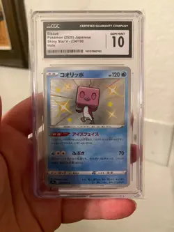 CGC 10 Eiscue SV035/SV122 Baby Shiny - Shining Fates - Pokemon TCG - Image 1
