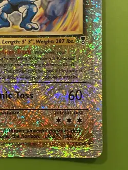 Pokemon 🇨🇦only Machamp Legendary Collection Reverse Holo Rare #15 - Image 4