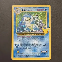 Blastoise 2/102 Celebrations Classic Collection Holo Pokemon TCG - MINT - Image 1