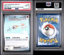 2023 POKEMON - OBF EN-OBSIDIAN FLAMES SPECIAL ILLUSTRATION RARE EISCUE EX PSA 8 - Image 3