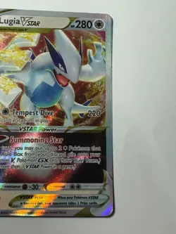 Pokemon Lugia VSTAR 139/195 Silver Tempest Ultra Rare Holo NM - Image 3