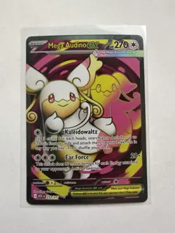 Mega Audino ex 253/217 Ultra Rare Pokemon Ascended Heroes - Image 1