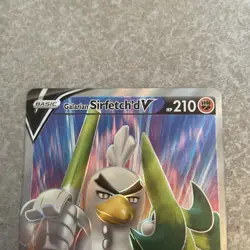 Pokemon TCG Galarian Sirfetch’d V 174/185 Full Art NM (SWSH04: Vivid Voltage) - Image 3