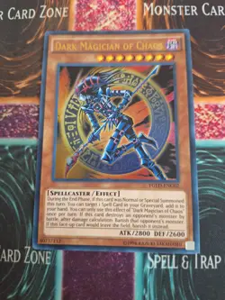 Yu-Gi-Oh! Dark Magician of Chaos YGLD-ENC02 Ultra Rare Unlimited Near Mint - Image 1