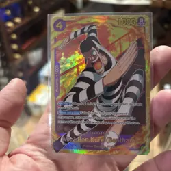One Piece TCG Mr.2 Bon Kurei (Bentham) EB01-061 SEC PRB02 Secret Rare English - Image 1