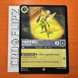 Disney Lorcana Tinker Bell Tiny Tactician Common #194/204 Regular - Image 1