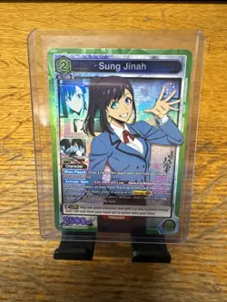 Union Arena Solo Leveling Sung Jinah SR* Alt Art #044 UE17BT Bandai Foil - Image 1