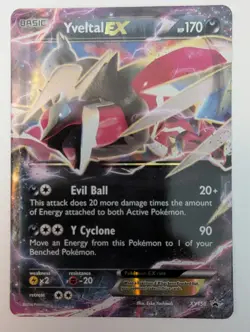 Pokemon Yveltal EX Promo Holo Basic 170 HP XY150 XY Card Shiny - Image 1
