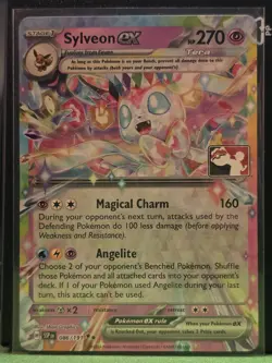 Pokemon Sylveon EX TCG Card Surging Sparks Holo 086/191 Prize Pack Stamped - Image 1