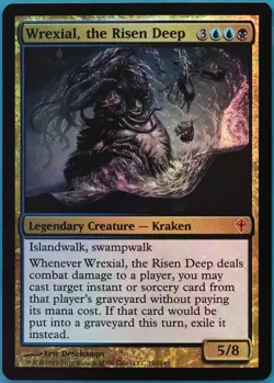Wrexial, the Risen Deep FOIL Worldwake NM Mythic Rare CARD (394525) ABUGames - Image 1