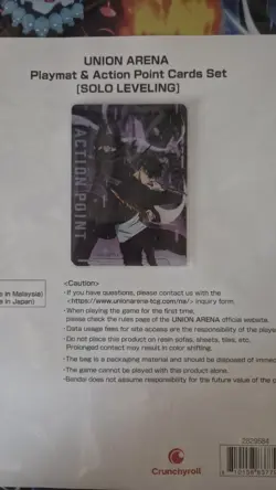 Union Arena Solo Leveling Playmat & Action Point Card - Image 3