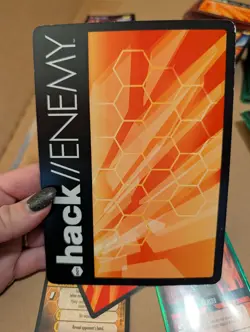 DOT HACK ENEMY OVERSIZED PROMO CARD 4M1 HELBA 2.0 GENCON EXCLUSIVE - Image 2