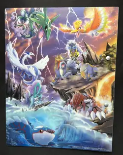 2005 Japanese PokePark Blue Sheet Complete Set (9 Cards + File) Lugia Rayquaza - Image 5
