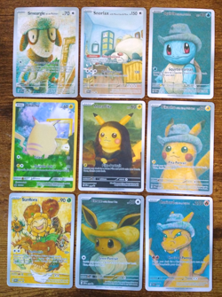 FULL 9 CARD SET - Pokemon X Van Gogh - Custom Pokemon Fan Art ACG Cards - Image 2