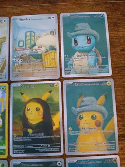 FULL 9 CARD SET - Pokemon X Van Gogh - Custom Pokemon Fan Art ACG Cards - Image 4