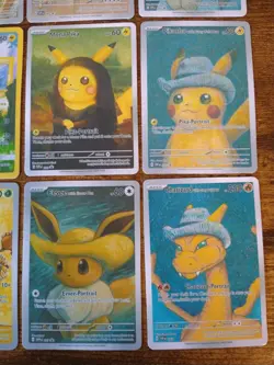 FULL 9 CARD SET - Pokemon X Van Gogh - Custom Pokemon Fan Art ACG Cards - Image 5