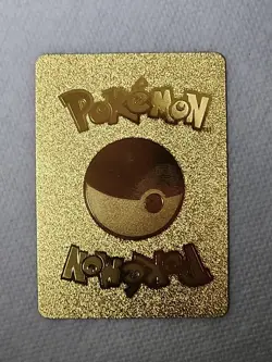 Pokemon Gold Foil Fan Art Custom Display Card Eternatus Vmax 340hp (Dread End) - Image 2