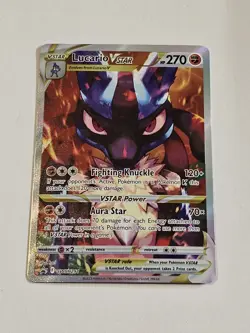 Pokemon TCG Lucario VSTAR SWSH291 Holo Black Star Promo Card Crown Zenith ✨MINT - Image 1