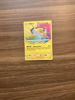 Pokemon Raikou 050/185 Swsh04 Vivid Voltage Amazing Rare Holo 110 HP 120 Card - Image 2