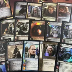 Foil Lord Of The Rings Trading Card Vintage Lot Elvish All Rare - Image 3