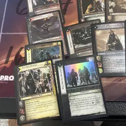 Foil Lord Of The Rings Trading Card Vintage Lot Elvish All Rare - Image 5