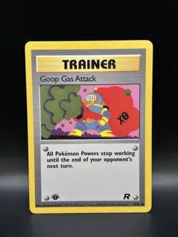 Goop Gas Attack 78/82 - Pokemon Team Rocket 1st Edition Card - LP - Image 1