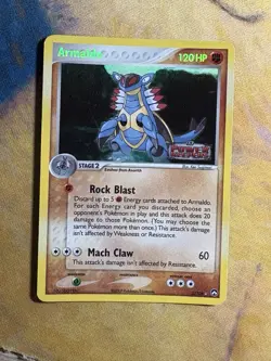 Armaldo 3/108 EX Power Keepers Stamped Set Reverse Holo Rare 2007 Pokemon Card - Image 2
