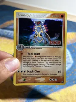 Armaldo 3/108 EX Power Keepers Stamped Set Reverse Holo Rare 2007 Pokemon Card - Image 3