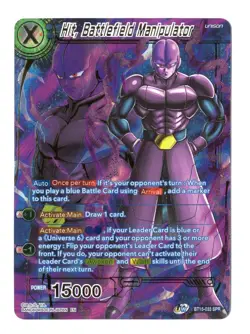 Dragonball Card - (NM) Hit, Battlefield Manipulator BT15-033 SPR Gold Foil - Image 1
