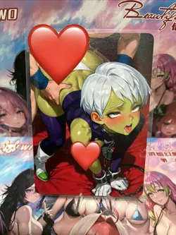 Matte Beautiful Waifu Handmade Card Goddess Story CCG Anime Double Sided - Image 1