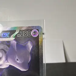 Pokemon Team Rocket's Mewtwo EX SAR Full Art Holo 237/193 Japanese Card - Image 4
