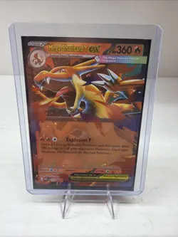 Pokemon Mega Charizard Y EX Full Art Holo Promo MEP 030 360 HP Card - Image 1