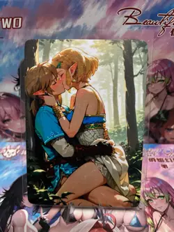 Matte Beautiful Waifu Handmade Card Goddess Story CCG Anime Double Sided - Image 1