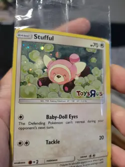 SEALED Stufful - 110/147 - Toys R Us Stamped Holo Promo Pokemon Card - Image 2