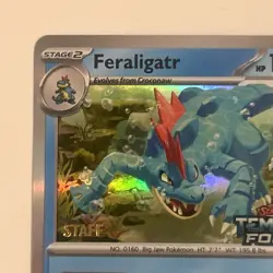 Feraligatr - 089 (Prerelease) [Staff] - SV: Scarlet & Violet Promo Cards (SVP) - Image 4