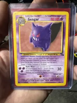👻 Gengar 20/62 Fossil Regular 1st Ed - Pokemon TCG Single Card LP /MP - Image 1