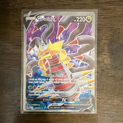 Pokemon TCG Giratina V Ultra Rare Full Art Holo Card 185/196 Lost Origin 220 HP - Image 1