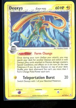 Deoxys (Speed) (Delta Species) - 6/110 - Pokemon Ex Holon Phantoms Holo Card DMG - Image 1