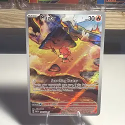 Pokemon Magby 186/182 SV04: Paradox Rift Illustration Rare Full Art Holo Card - Image 1