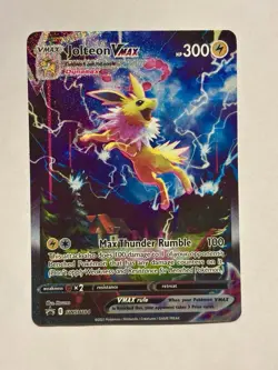 Jolteon VMAX SWSH184 SWSH: Sword & Shield Promo Cards Holo Full Alternate Art - Image 1
