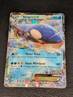 Kyogre EX XY41 Full Art Holo Promo | Pokemon TCG XY Black Star Promo | Played - Image 1