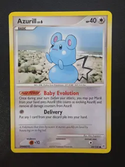 Pokemon TCG Azurill 69/130 Diamond & Pearl Common LP+ Trading Card - Image 1