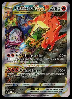 Pokemon Card - Charizard VSTAR Sword & Shield Promo SWSH262 Holo - Image 1